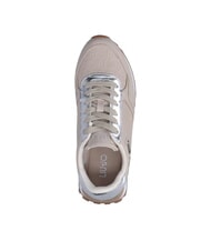 LIUJO EVELYN 915 Sneaker mit Logo-Einsätzen beige/silber - Damenschuhe - 6