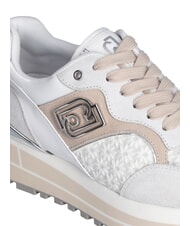 LIUJO MAXI WONDER 73 Sneaker mit floralen Einsätzen cremefarben - Damenschuhe - 5