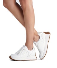 LIUJO LOLO 17 Leder-Sneaker mit Perlenlogo Weiß - Damenschuhe - 7