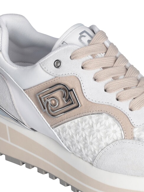 MAXI WONDER 73 Sneaker mit floralen Einsätzen cremefarben - Damenschuhe