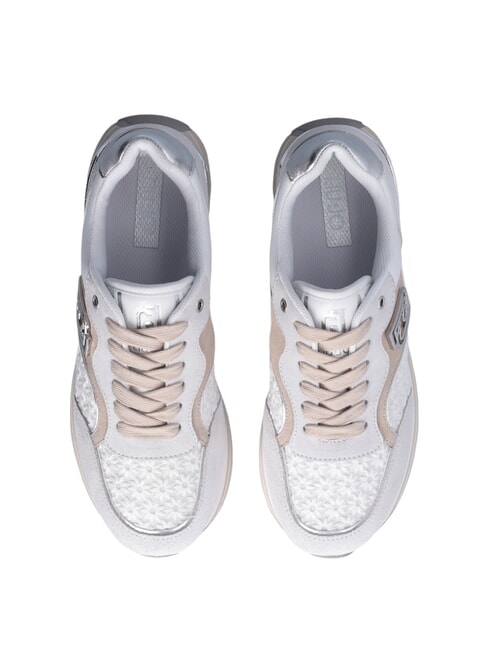 MAXI WONDER 73 Sneaker mit floralen Einsätzen cremefarben - Damenschuhe