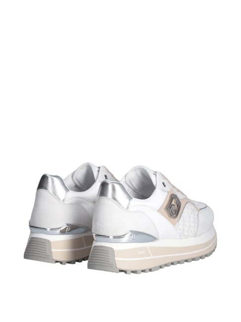 MAXI WONDER 73 Sneaker mit floralen Eins&auml;tzen cremefarben - Damenschuhe