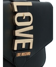 LOVE MOSCHINO VERTICAL LOGO Mini-Umhängetasche Schwarz - Damentaschen - 3