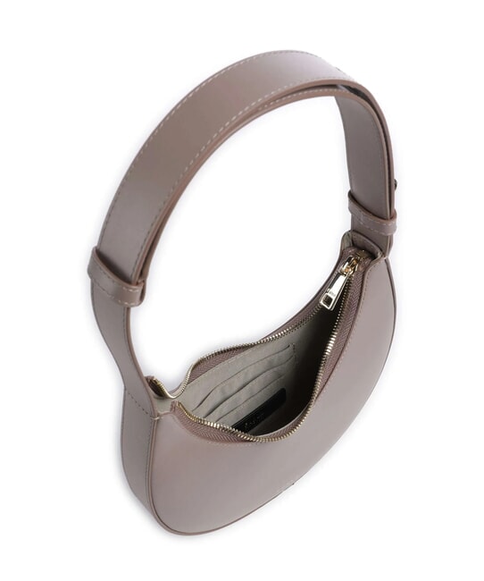 DELIZIA  Mini-Umh&auml;ngetasche aus Leder mauve - Damentaschen