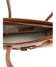 FURLA GOCCIA Kleine Umhängetasche aus Leder Brandy - Damentaschen - 5