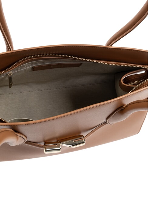 GOCCIA Umhängetasche aus Leder Brandy - Damentaschen