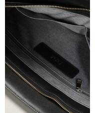 FURLA GOCCIA Umhängetasche aus Leder Schwarz - Damentaschen - 3