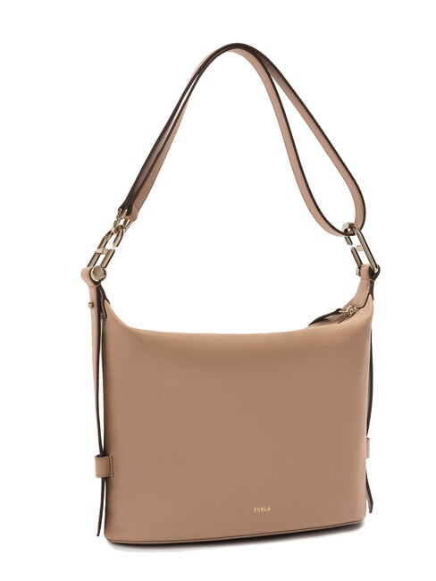 NUVOLA M Doppelt tragbare Ledertasche grau - Damentaschen