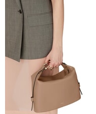 FURLA NUVOLA M Doppelt tragbare Ledertasche grau - Damentaschen - 5