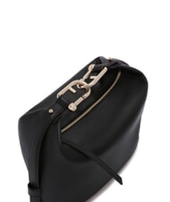 FURLA NUVOLA M Doppelt tragbare Ledertasche Schwarz - Damentaschen - 6