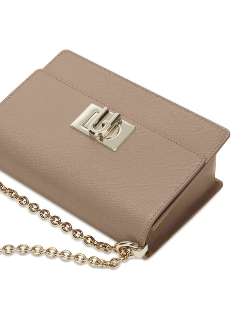 1927 Mini-Umhängetasche aus Ares-Leder grauer Stuck - Damentaschen