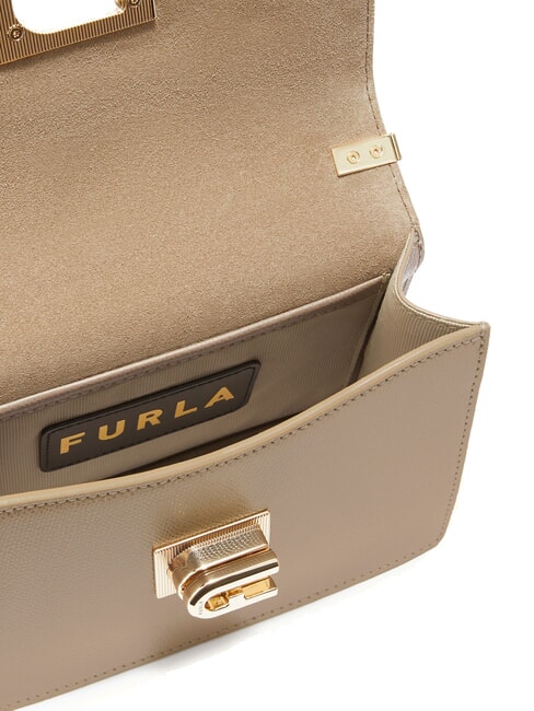 1927 Mini-Umhängetasche aus Ares-Leder grauer Stuck - Damentaschen