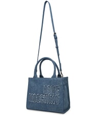 LOVE MOSCHINO DENIM Handtasche, mit Schultergurt Blau - Damentaschen - 3