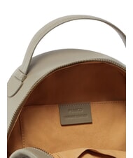 PINKO LOVE CLICK CLASSIC Rucksack aus gestepptem Leder Walnuss-Antikgold - Damentaschen - 5