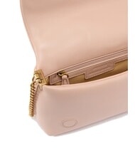 PINKO LOVE CLICK PUFF Mini-Schultertasche aus Leder Blockfarbpulver - Damentaschen - 4