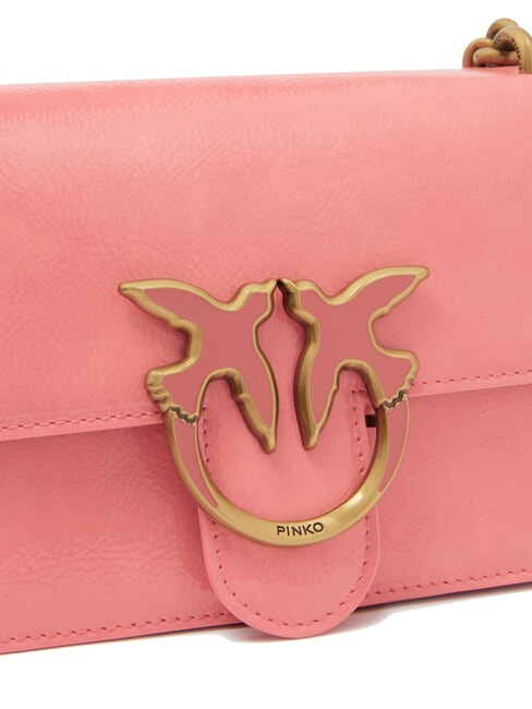 LOVE ONE MINI  Mini-Umhängetasche Pfirsichblüte-Antikgold - Damentaschen