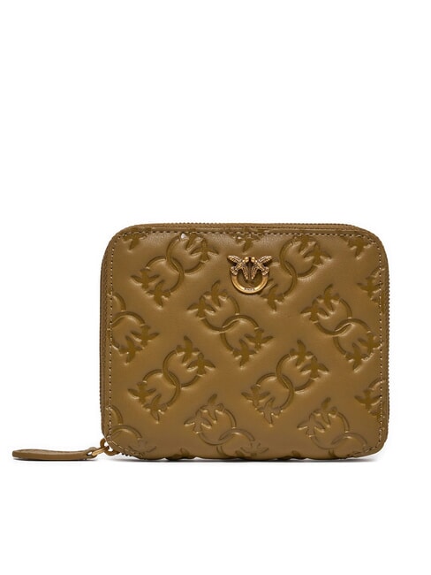 TAYLOR Ledergeldbörse mit umlaufendem Reißverschluss Plantagen-Antikgold - Brieftaschen Damen