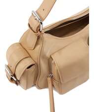 PINKO CARGO Umhängetasche mit Taschen beige-rauchgrau-nickel glänzend - Damentaschen - 4