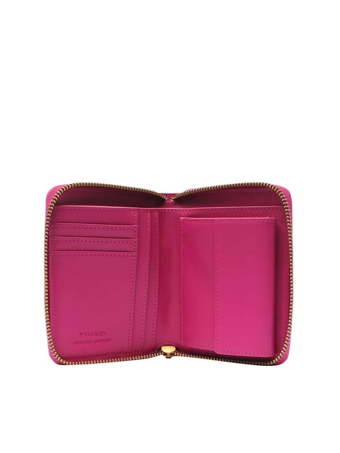 TAYLOR Geldbörse mit umlaufendem Reißverschluss Rosa Pinko-Antikgold - Brieftaschen Damen