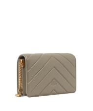 PINKO LOVE CLICK CLASSIC Gesteppte Ledertasche - Damentaschen