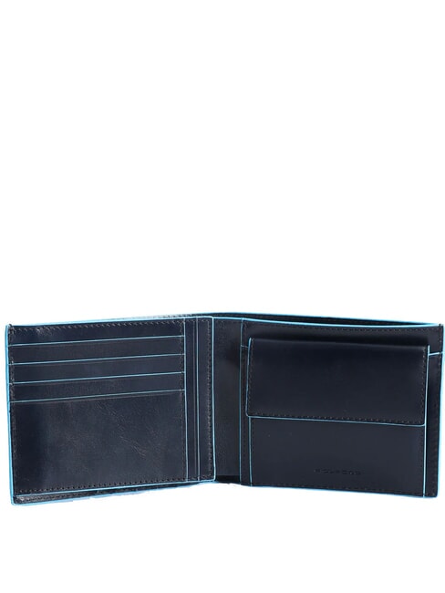 BLUE SQUARE  Ledergeldbörse mit Klappe Blau - Brieftaschen Herren