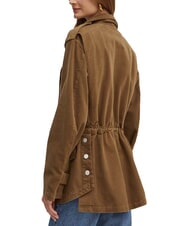 PINKO DIATONIA Jeansjacke mit Kordelzug dunkles Olivgrün - Damenjacken - 2