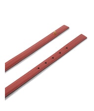 PINKO LOVE MINI Schmaler Ledergürtel rot/schwarz-antikgold - Gürtel - 4