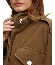 PINKO DIATONIA Jeansjacke mit Kordelzug dunkles Olivgrün - Damenjacken - 5