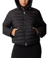 PINKO IDROVOLANT Kurze Daunenjacke mit Kapuze schwarze Limousine - Daunenjacken für Damen - 4