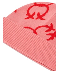 PINKO FRAPPATO Jacquard-Cap mit Monogramm rosa/rot - Mützen/Hüte - 3