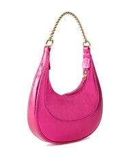 PINKO BRIOCHE Schultertasche aus Metallic-Leder metallisches Fuchsia-Gold - Damentaschen - 2