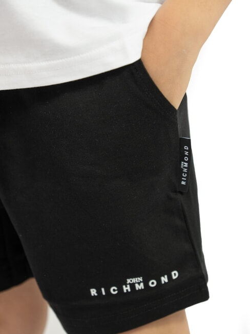 NORMI Set aus T-Shirt und Bermudashorts weiß schwarz - Trainingsanzüge für Kinder