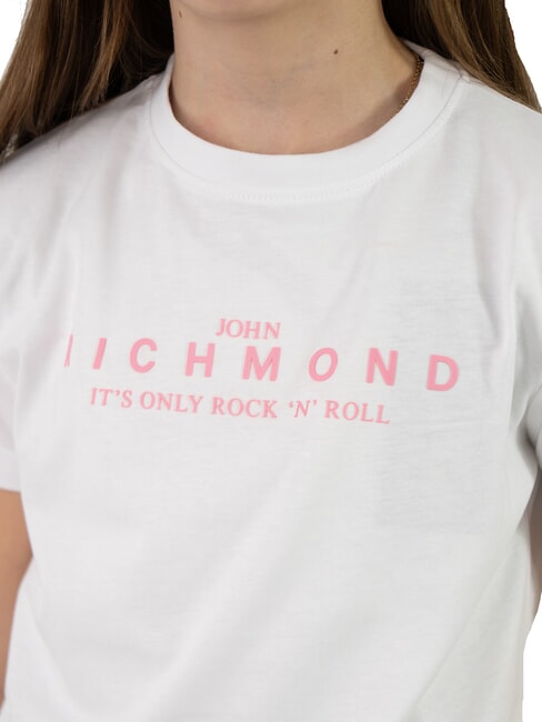 BARANCA Set aus T-Shirt und Bermudashorts weiß/rosa - Trainingsanzüge für Kinder