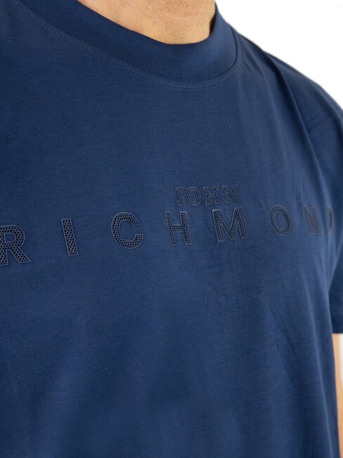 SOULOKU T-Shirt mit gepr&auml;gtem Logo blau mittelalterlich - Herren-T-Shirts