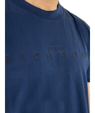 JOHN RICHMOND SOULOKU T-Shirt mit geprägtem Logo blau mittelalterlich - Herren-T-Shirts - 2
