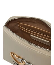 LOVE MOSCHINO TWINS Mini-Umhängetasche Elfenbein - Damentaschen - 3