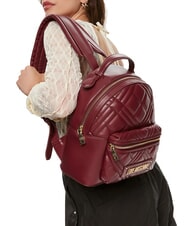 LOVE MOSCHINO QUILTED  Damenrucksack Wein - Damentaschen - 4