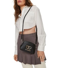 LOVE MOSCHINO TWINS Mini-Umhängetasche Schwarz - Damentaschen - 4