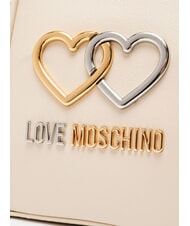 LOVE MOSCHINO TWINS  Mini-Handtasche mit Schultergurt Elfenbein - Damentaschen - 3