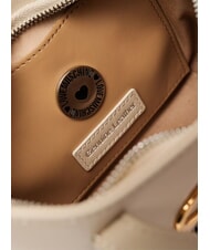 LOVE MOSCHINO TWINS  Mini-Handtasche mit Schultergurt Elfenbein - Damentaschen - 4