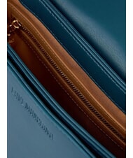 LOVE MOSCHINO QUILTED GOLD CHAIN Schulter-/Umhängetasche Smaragd - Damentaschen - 3