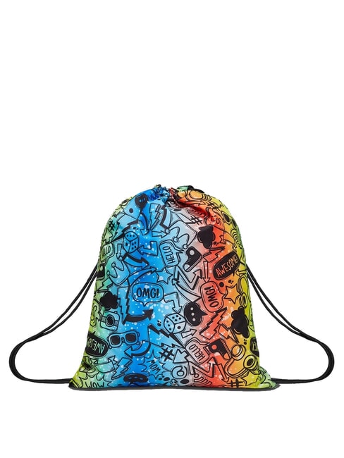 SAKKY FLUO STAMP Schulranzen Schwarz - Rucksäcke für Schule &amp; Freizeit