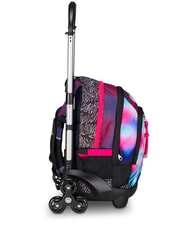 SEVEN FLEX SHADEFULL GIRL Abnehmbarer Trolley-Rucksack, 3 Räder violett - Rucksäcke mit Trolleyfunktion - 4