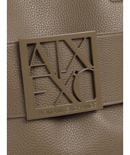 ARMANI EXCHANGE SUSIE SOFT Umhängetasche mit Schnalle dunkles Taupe - Damentaschen - 3