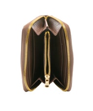 BRACCIALINI BASIC Kleine Brieftasche aus Leder mit Rundum-Reißverschluss - Brieftaschen Damen