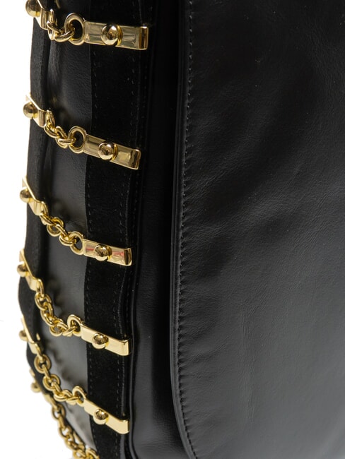 NORA Umhängetasche aus Leder Schwarz - Damentaschen