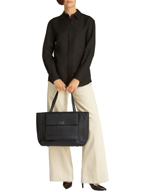 CK MEDIUM Schulter-Shopper ck schwarz - Damentaschen