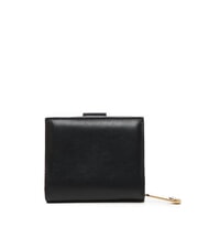 V73 GRAZIA Quadratische Geldb&ouml;rse mit Metalllogo Schwarz - Brieftaschen Damen - 4