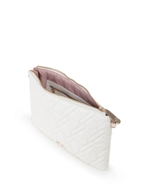 MARGARET Beuteltasche mit Steppmuster Creme - Damentaschen