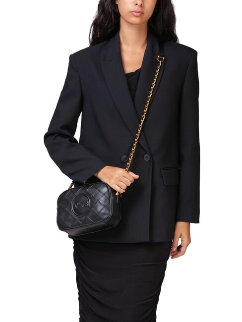 EDITH Gesteppte Kameratasche Schwarz - Damentaschen